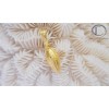 Pendants dent of cocoa.750/1000 gold