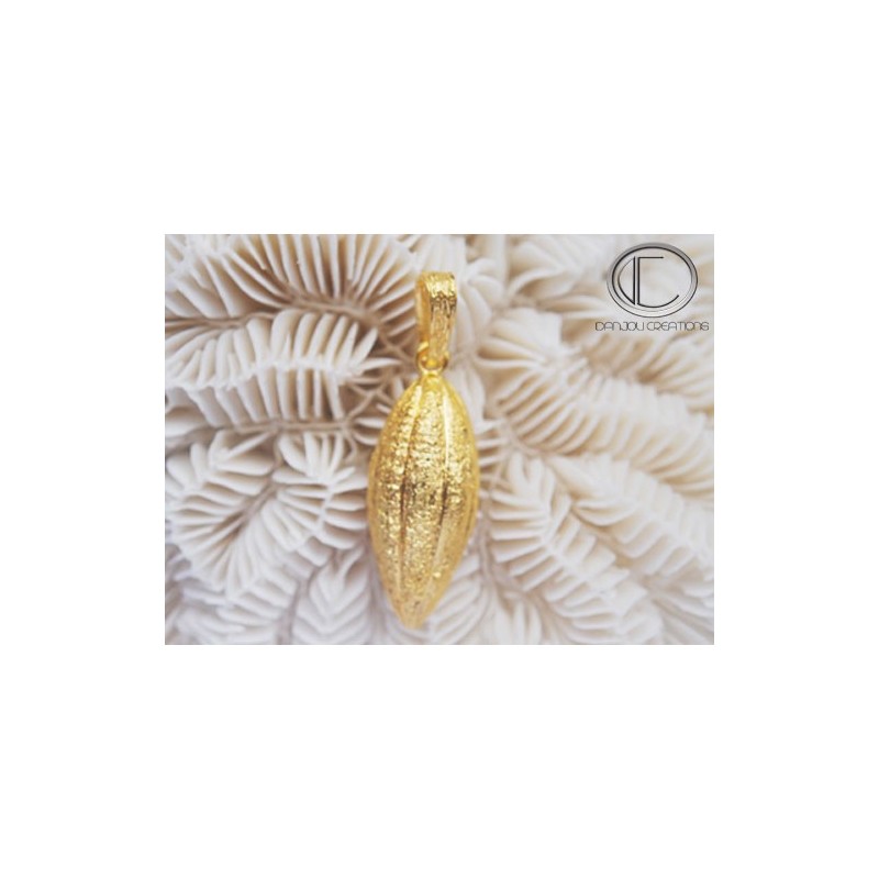 PENDENTIF  CABOSSE de CHOCOLAT.Or 750/1000