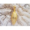 PENDENTIF  CABOSSE de CACAO.Or 750/1000