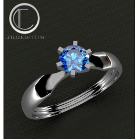 BAGUE  STELLA.Or 750/1000