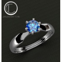 BAGUE  STELLA.Or 750/1000