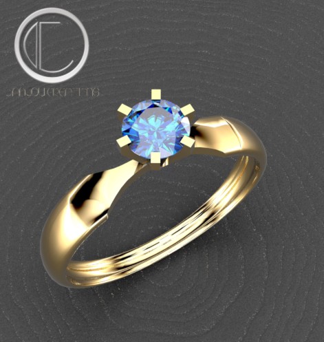 ANILLO STELLA.Or 750/1000
