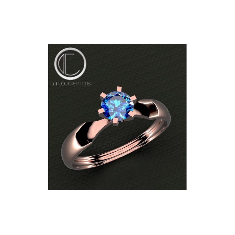 18k White Gold Five-Stone Sapphire and Diamond Band