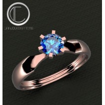 BAGUE  STELLA.Or 750/1000