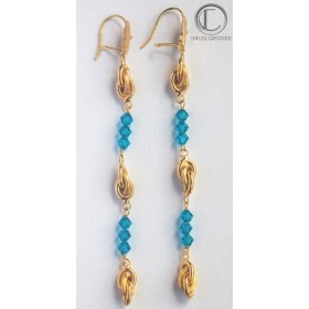 Boucles d'oreilles forcats .Or 750/1000