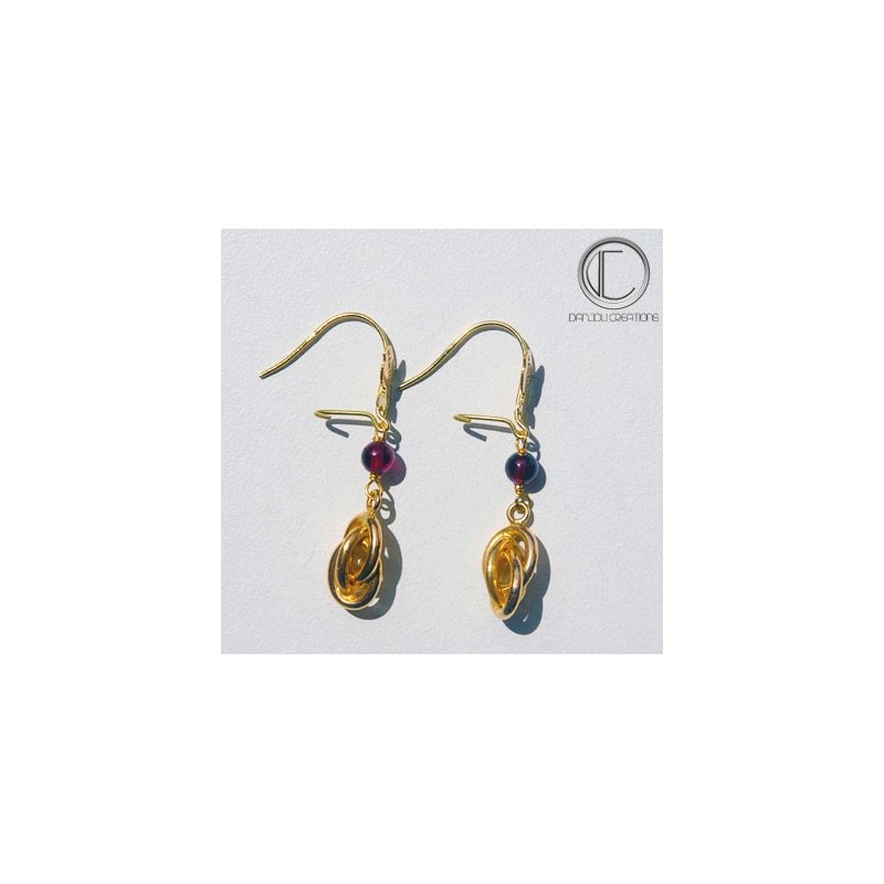 BOUCLES FORCATS .Or 750/1000