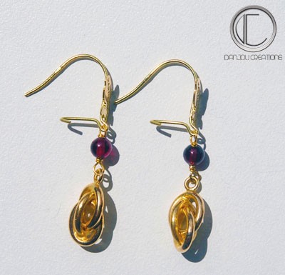 BOUCLES FORCATS .Or 750/1000