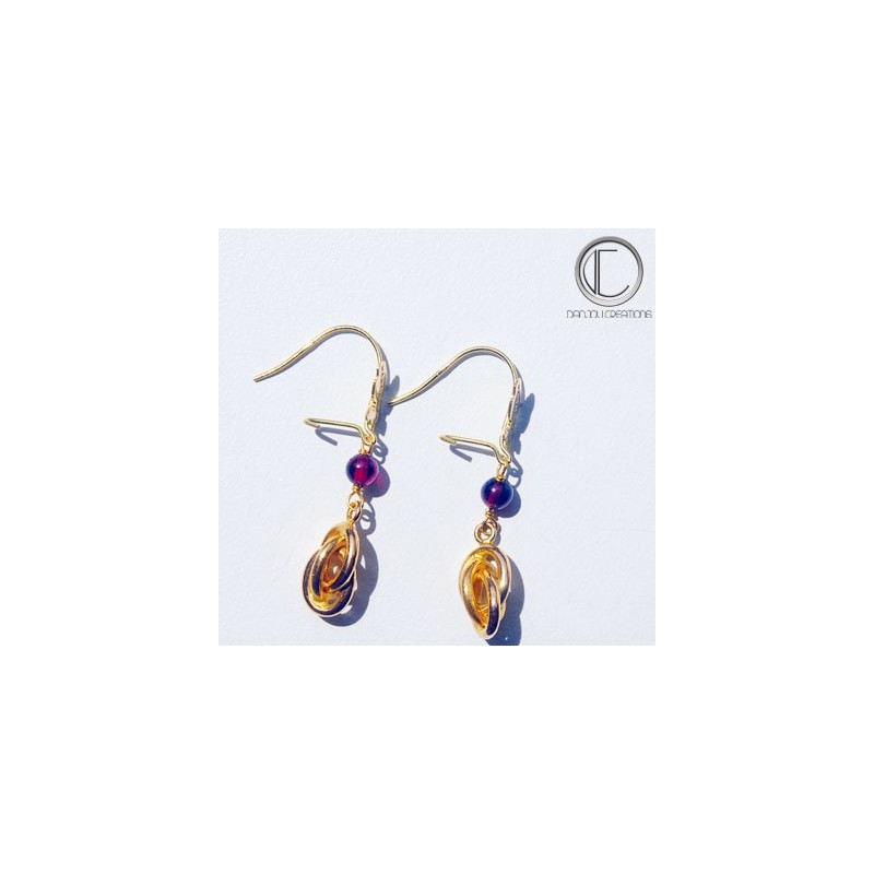 BOUCLES FORCATS .Or 750/1000