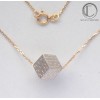 Collar se cubica .Or 750/1000