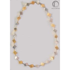 Collier Cubes .Or 750/1000