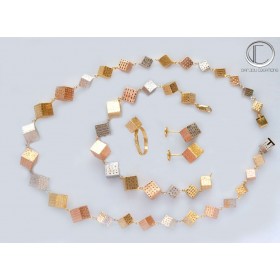 PARURE CUBES.OR 750/1000