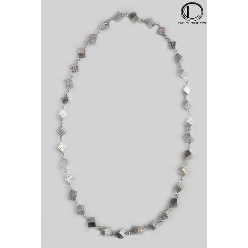 Collier Cubes .Or 750/1000