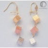 Sarcillo de cubo.Oro 750/1000