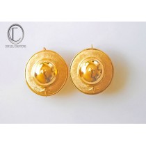Boucles d'Oreilles Chapeaux.Or 750/1000