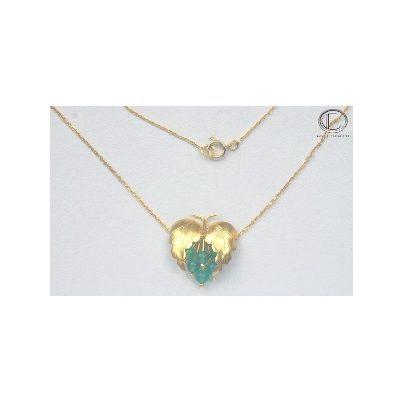Collier vigne.Or 750/1000