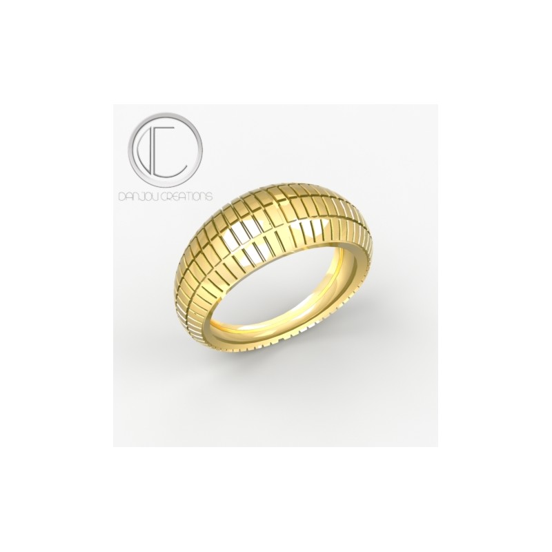 BAGUE PNEU.Or 750/1000
