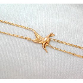 Bracelet Main Colibri .or750/1000