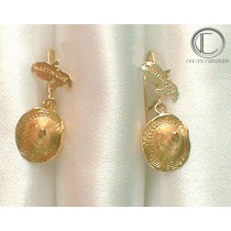 Boucles d'oreilles bakoua.Or 750/1000