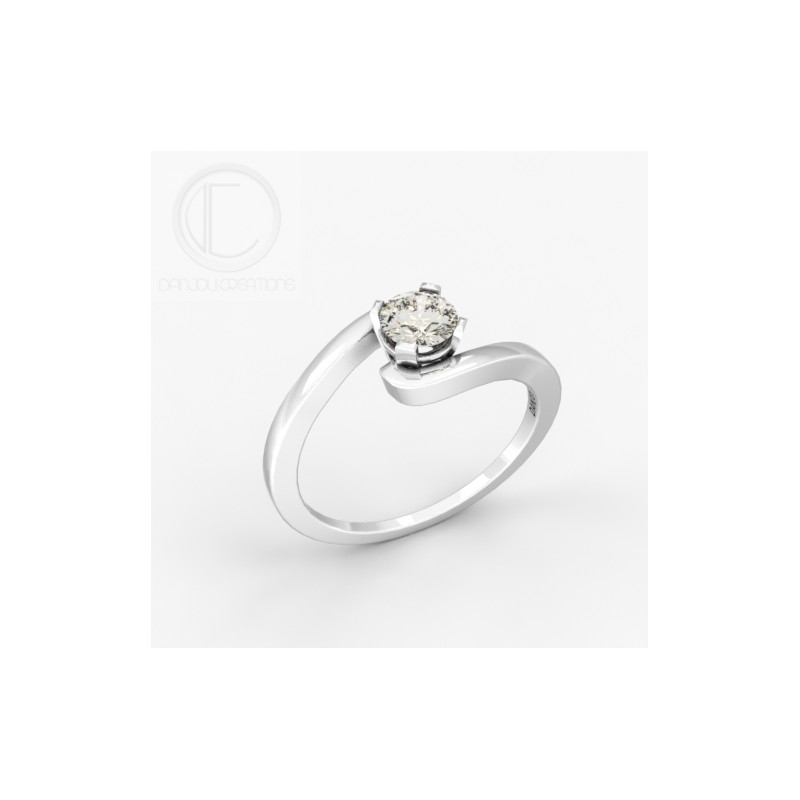 BAGUE TOI ET MOI.OR 750/1000