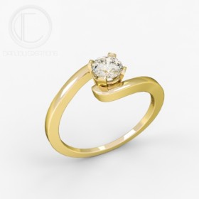 BAGUE TOI ET MOI.OR 750/1000