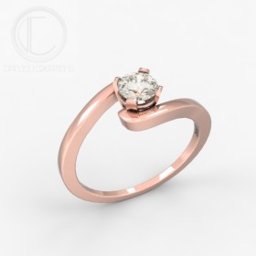 BAGUE TOI ET MOI.OR 750/1000