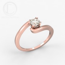 BAGUE TOI ET MOI.OR 750/1000