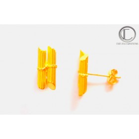 BOUCLES d' OREILLES CANNES.OR 750/1000