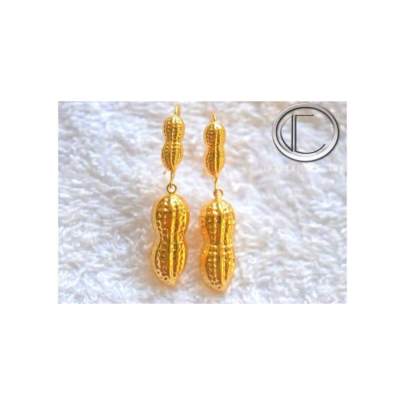 Boucles d' oreilles Cacahuetes .OR 750/1000