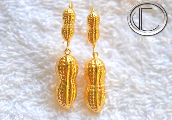 Boucles d' oreilles Cacahuetes .OR 750/1000