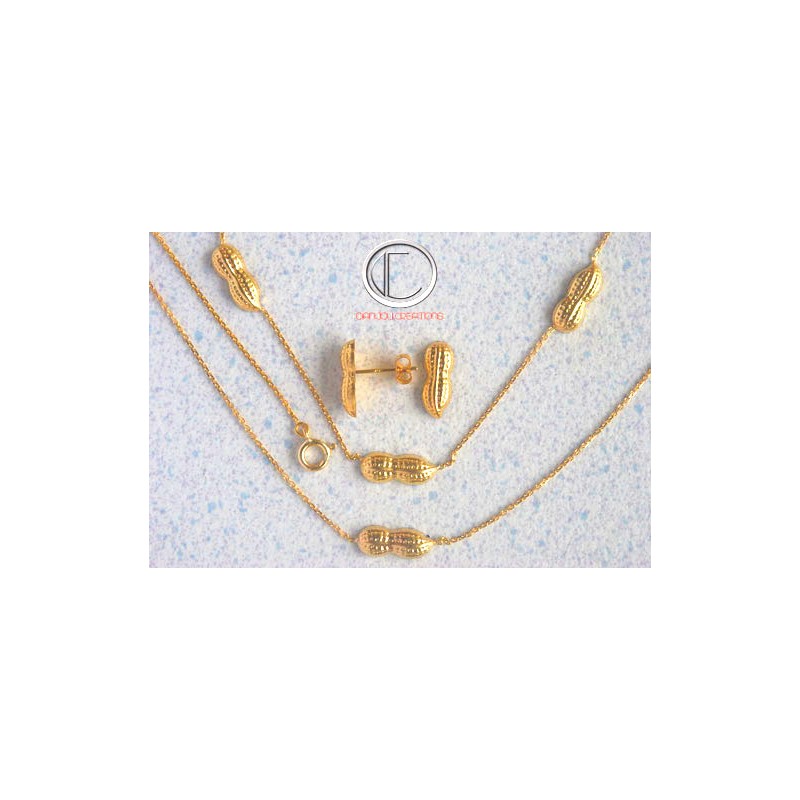 PARURE CA CAHUETES.OR 750/1000