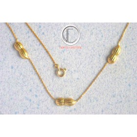 Collier 3 Cacahuetes.Or 750/1000