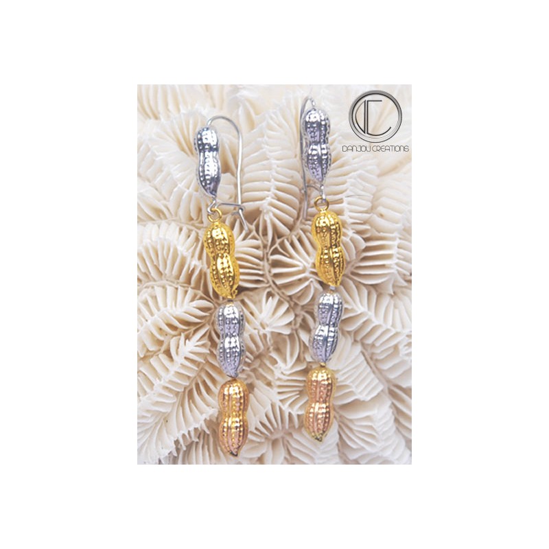 Peanuts Earrings. OR 750/1000