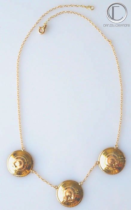 Collier chapeau.Or 750/1000