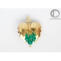 PENDENTIF VIGNE.Or 750/1000