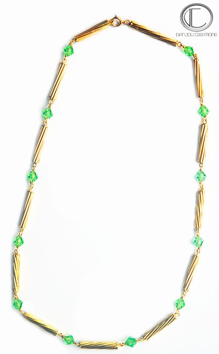 COLLAR  CANAS DE AZUCAR.ORO 750/1000