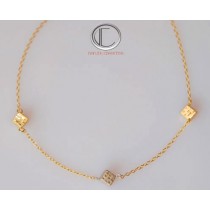 Collier Cubes .Or 750/1000