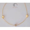 Collier Cubes .Or 750/1000