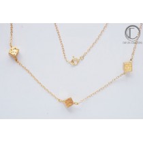 Collier Cubes .Or 750/1000