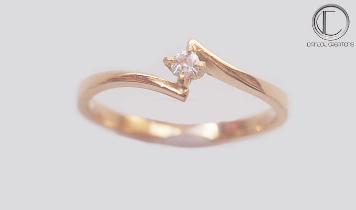 Bague Diamant Solitaire 750/1000
