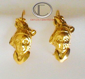 RIZOS CABESSA ANTILLANA.ORO  750/1000