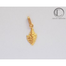 Pendentif moyenne conque.Or 750/1000