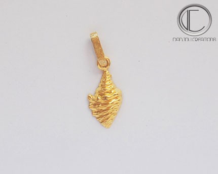 Pendentif Petite conque.Or 750/1000