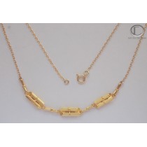 SUGAR  CANES NECKLACE.OR 750/1000