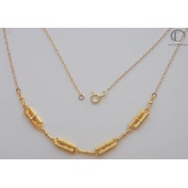 SUGAR  CANES NECKLACE.OR 750/1000