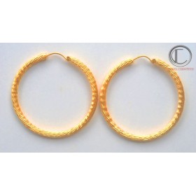 boucles doreilles creoles.Or 750/1000