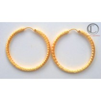 boucles doreilles creoles.Or 750/1000