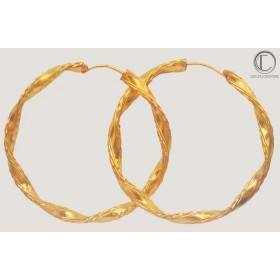 boucles doreilles creoles.Or 750/1000