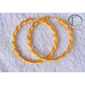 boucles doreilles creoles.Or 750/1000