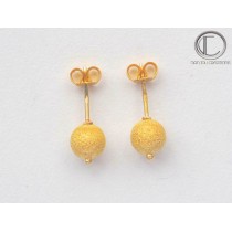 Boucles d'oreilles boules .Or 750/1000