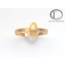 Bague cabosse de cacao.Or 750/1000